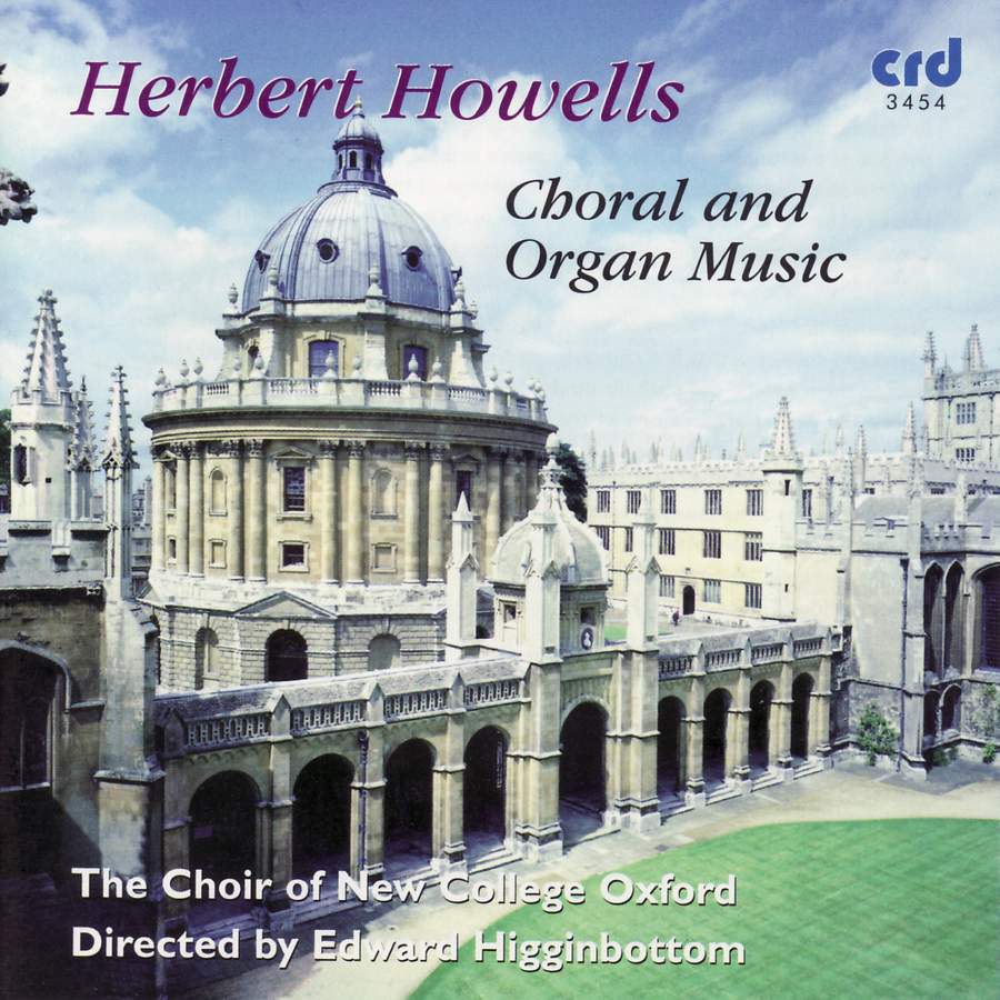 Howells: Choral And Organ Music Choir Crd