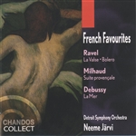 Detroit Symphony Orch. / Jarvi - Ravel/ Debussy/Milhaud: French Favourites