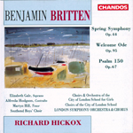 Britten: Spring Symphony · Welcome Ode · Psalm 150